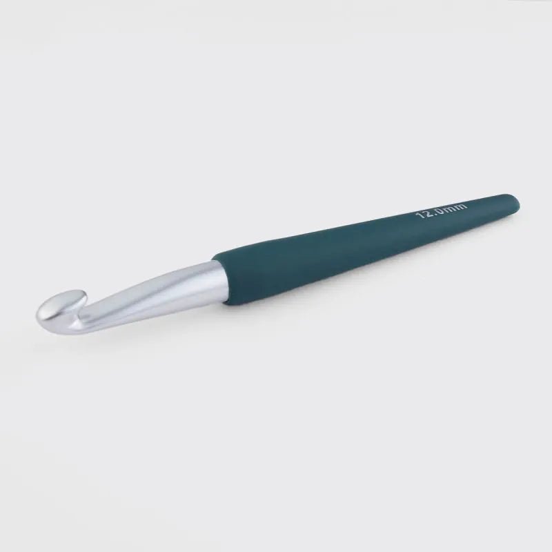 KnitPro Waves Aluminium Crochet Hooks with colorful soft feel handle - Single Ended - Leo Hobby
