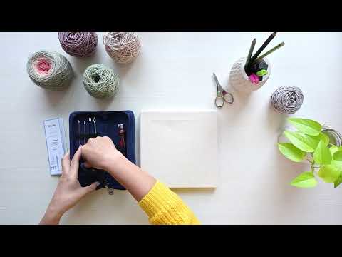 Pre-Stretched Square Frames by KnitPro for Punch Needle Crafts