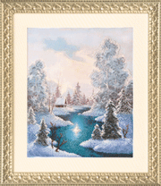 Beadwork kit Winter Charivna Mit